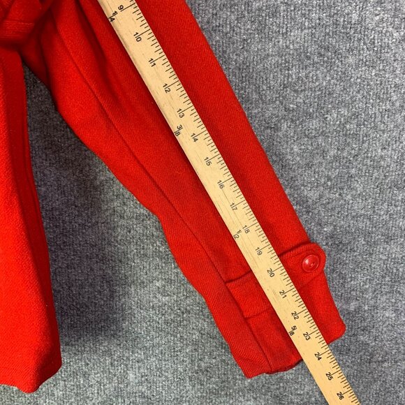 Vintage 1950’s Woolrich Woolen Mills Flannel Lined Wool Red Jacket Women 14 - Picture 9 of 11